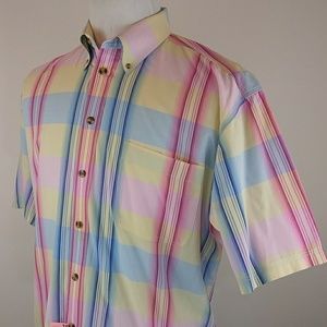 Enro Chatham Cloth Mens Shirt L Short Sleeve